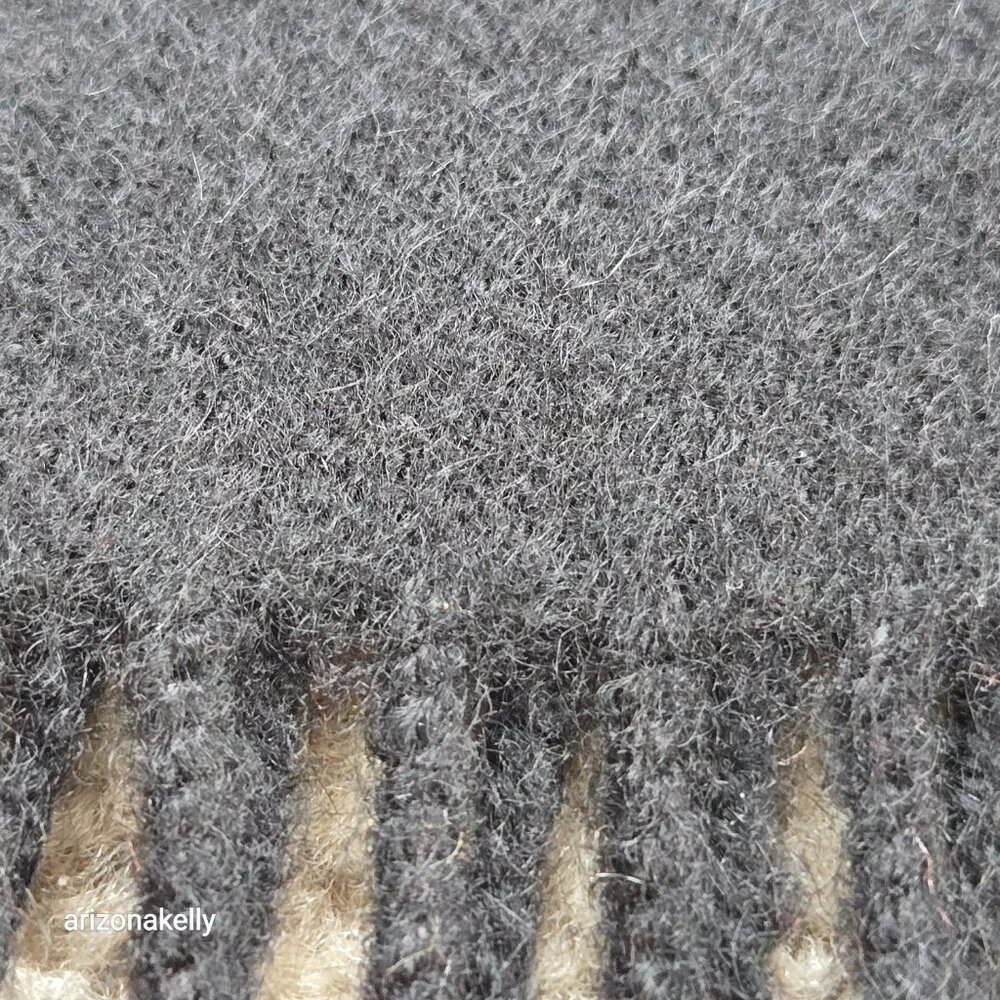 NWOT Royal Alpaca Scarf {{{{SOFT & LUX}}}} Black - Picture 10 of 13